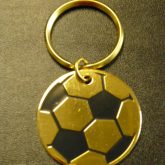 *Brass Soccer Key Chain