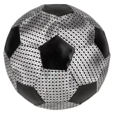 6" Silver Metallic Fabric Soccer Ball